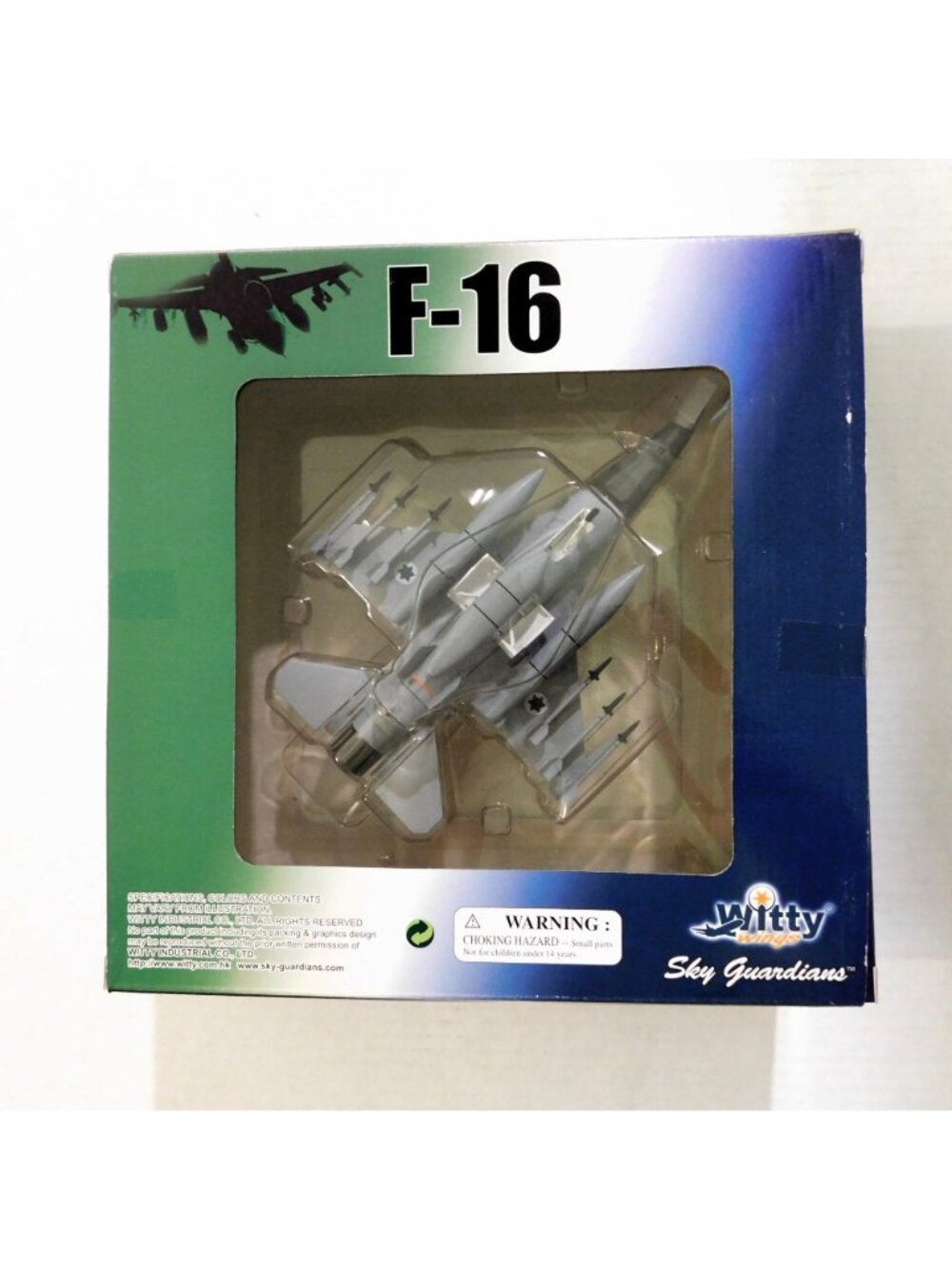 Witty Wings Sky Guardians 1:72 Scale F-16 Israeli Barak Diecast Model - Picture 2 of 13